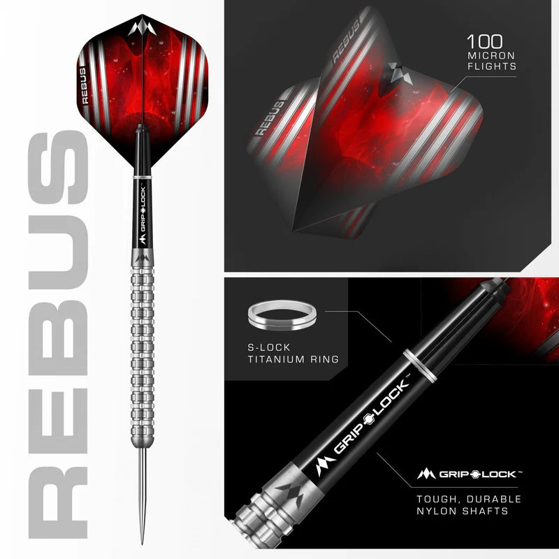 MISSION REBUS DARTS
STEEL TIP - M3 - LINEAR GRIP