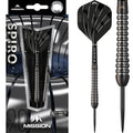 MISSION SPIRO DARTS
STEEL TIP - GRAPHITE PVD - M2 - BLACK