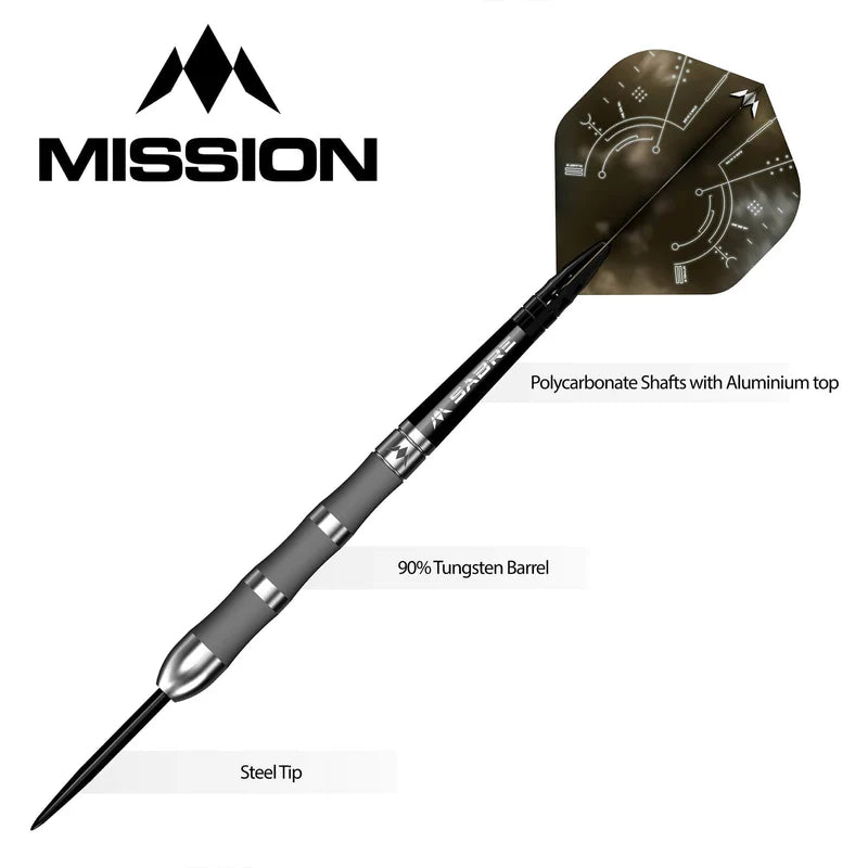 MISSION SATURN DARTS
STEEL TIP - 90% TUNGSTEN - FENRIR