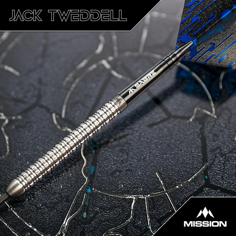 MISSION JACK TWEDDELL DARTS
STEEL TIP - 95% TUNGSTEN - SILVER