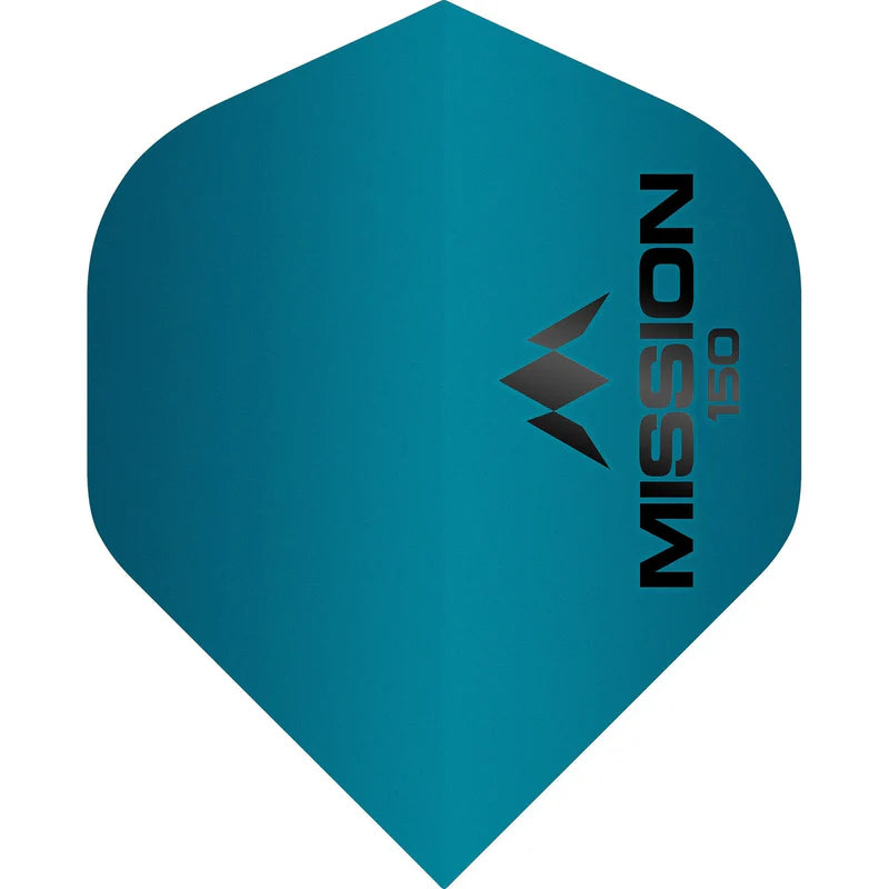 MISSION LOGO 150 DART FLIGHTS
150 MICRON - NO2 - STD - MATT