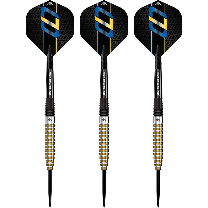 MISSION OSKAR LUKASIAK DARTS STEEL TIP - 95% TUNGSTEN - BLACK & GOLD PVD