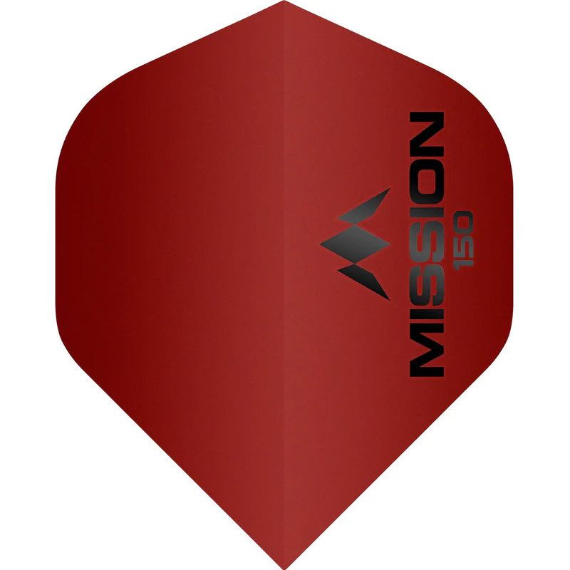 MISSION LOGO 150 DART FLIGHTS
150 MICRON - NO2 - STD - MATT