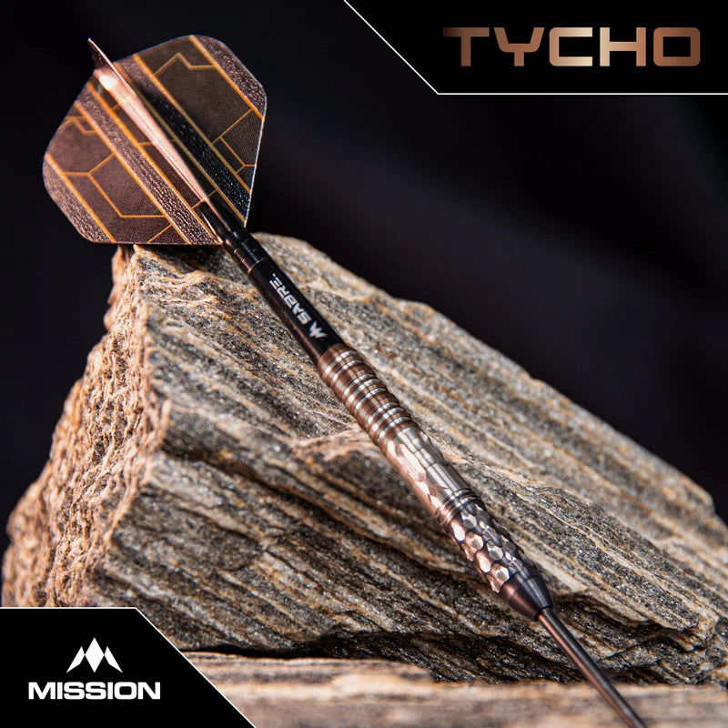MISSION TYCHO DARTS
STEEL TIP - 95% TUNGSTEN - BLACK & BRONZE PVD