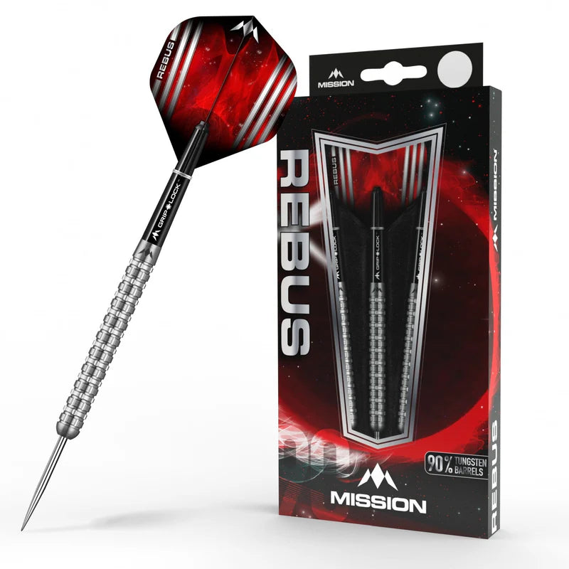 MISSION REBUS DARTS
STEEL TIP - M3 - LINEAR GRIP