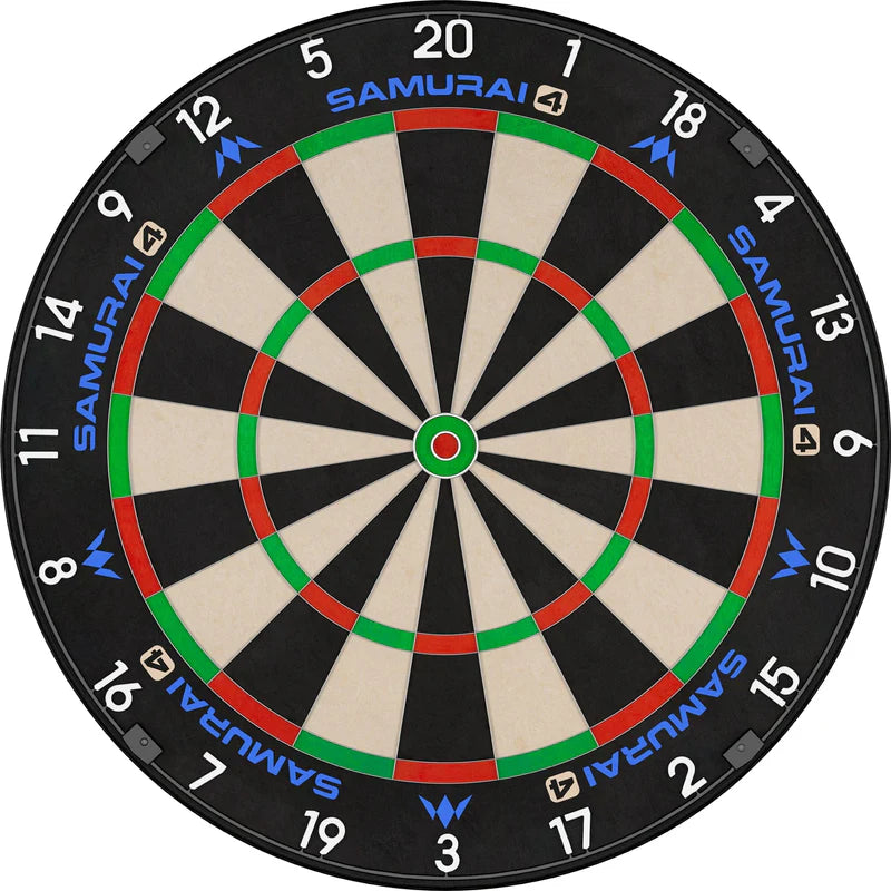 MISSION SAMURAI 4 DARTBOARD
PROFESSIONAL - KNIFE WIRE - WHITE SPIDER