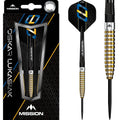 MISSION OSKAR LUKASIAK DARTS STEEL TIP - 95% TUNGSTEN - BLACK & GOLD PVD
