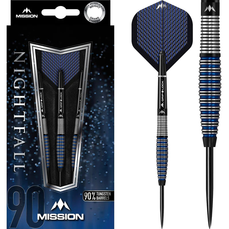 MISSION NIGHTFALL DARTS
STEEL TIP - M4 - CURVED