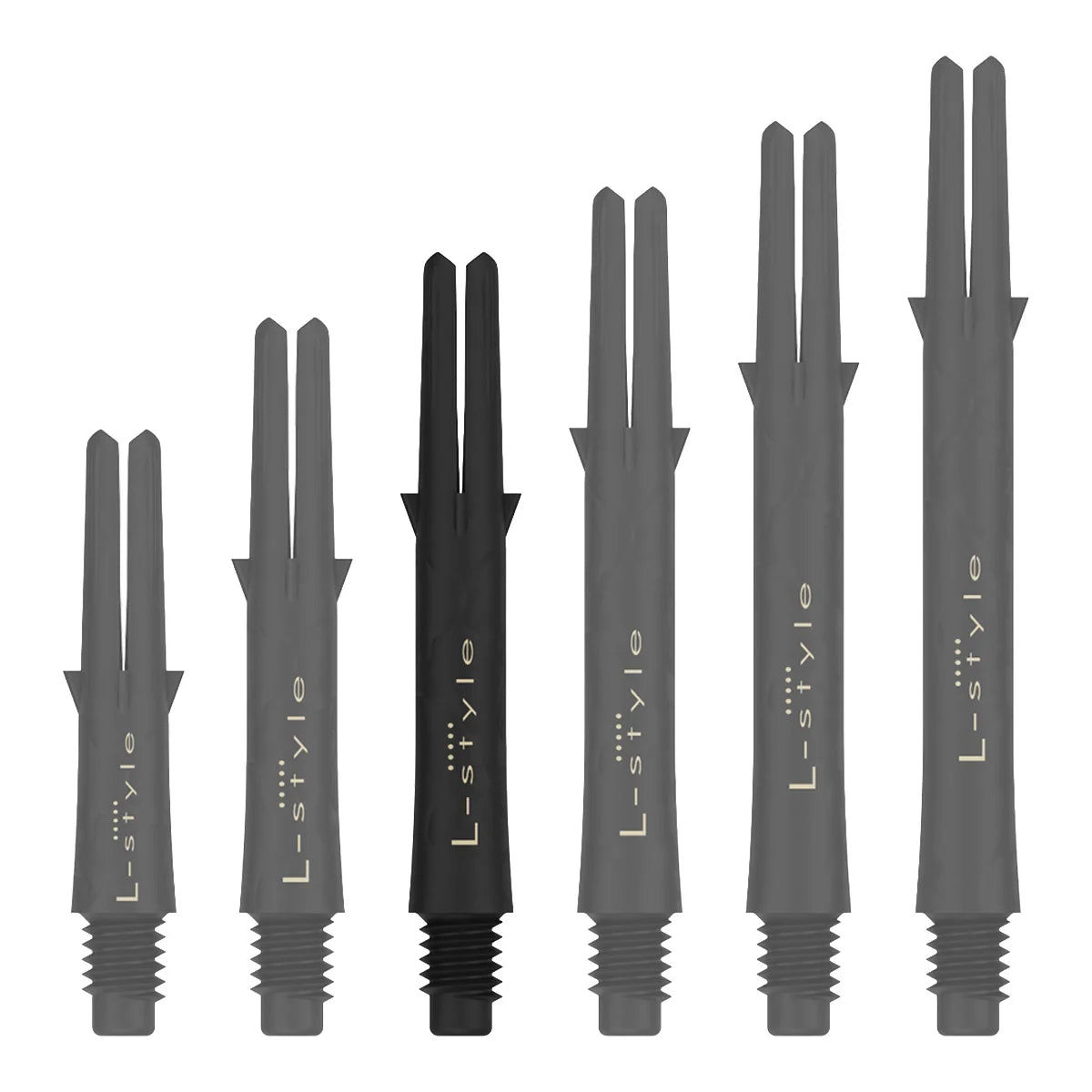 L-STYLE L-SHAFT CARBON LOCKED STRAIGHT DART SHAFTS