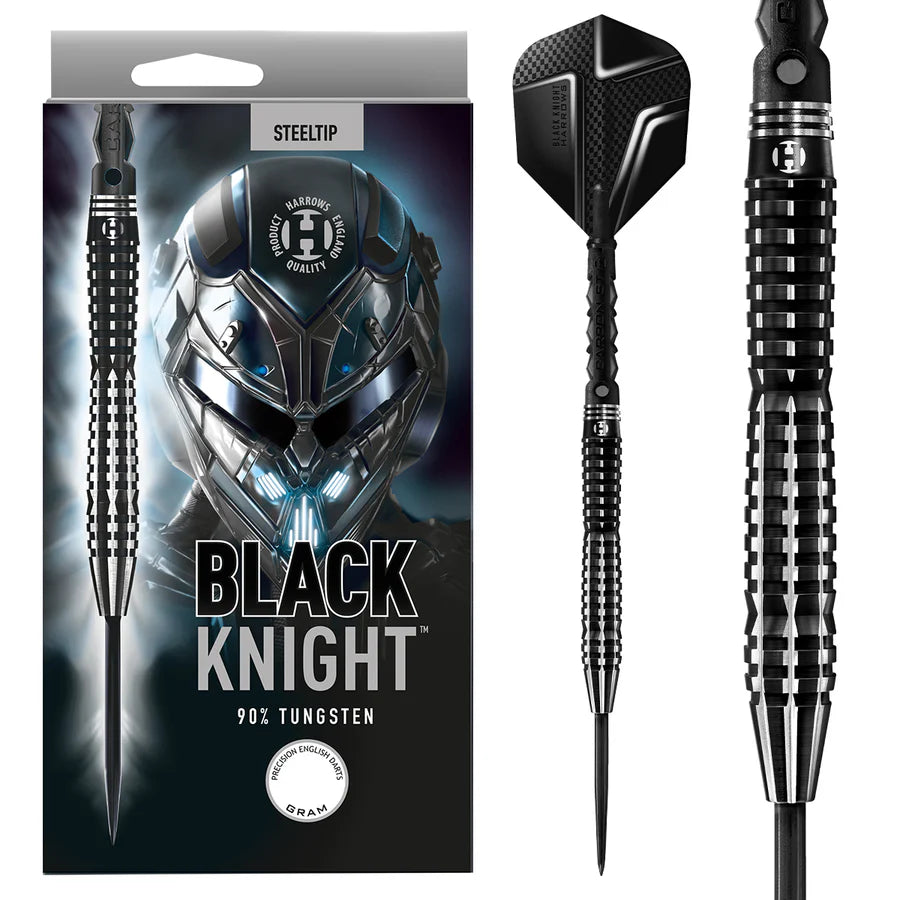 Harrows Black Knight 90% Tungsten Steel Tip Darts