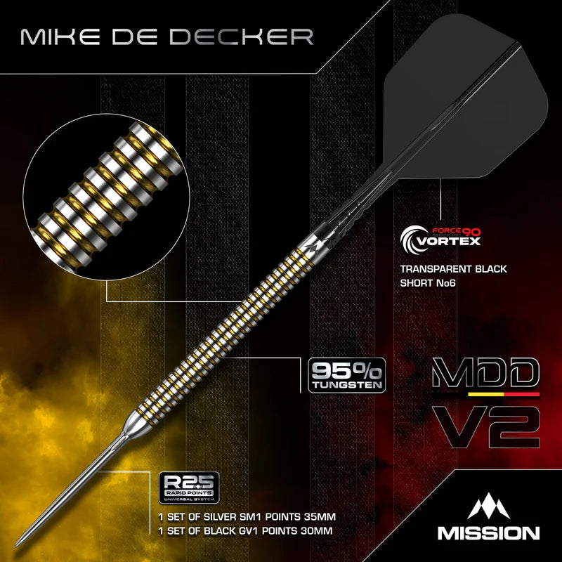 Mission Mike De Decker R2.5 95% Tungsten