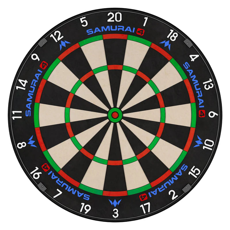 MISSION SAMURAI 4 DARTBOARD
PROFESSIONAL - KNIFE WIRE - BLACK SPIDER
