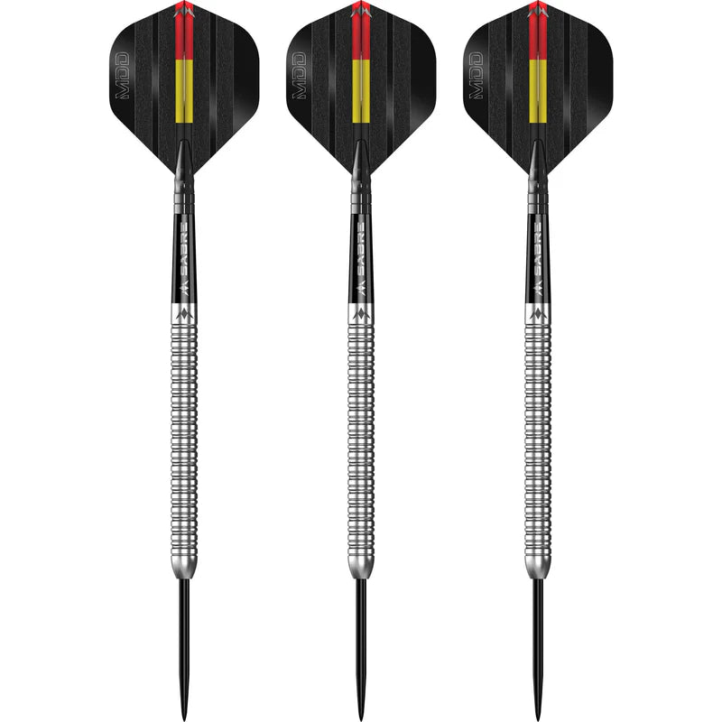 MISSION MIKE DE DECKER DARTS
STEEL TIP - 95% TUNGSTEN - SILVER
