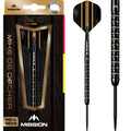 MISSION MIKE DE DECKER DARTS
STEEL TIP - 95% TUNGSTEN - BLACK & GOLD PVD