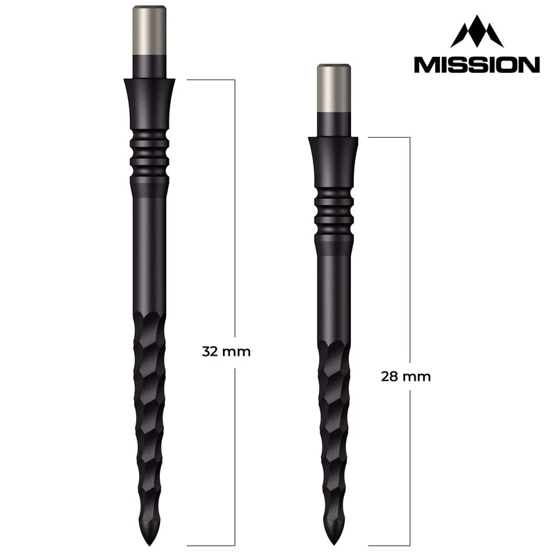 MISSION SNIPER POINTS
STEEL TIP - PRECISION SPARE POINTS - LUNAR FS - BLACK