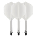FLIGHT DECK CLEAR ONE PIECE DART FLIGHT AND SHAFT SYSTEM BY SHOT