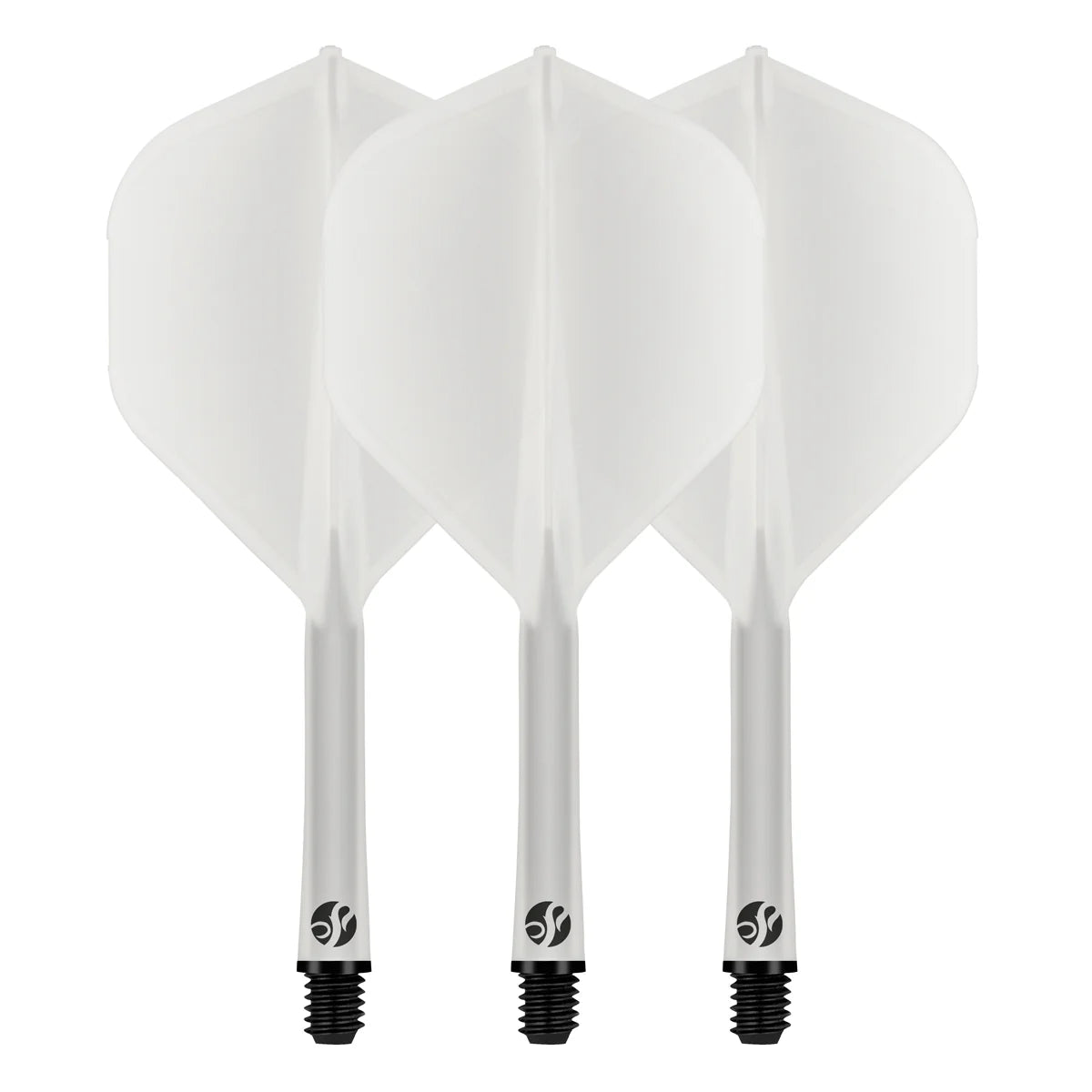 FLIGHT DECK CLEAR ONE PIECE DART FLIGHT AND SHAFT SYSTEM BY SHOT
