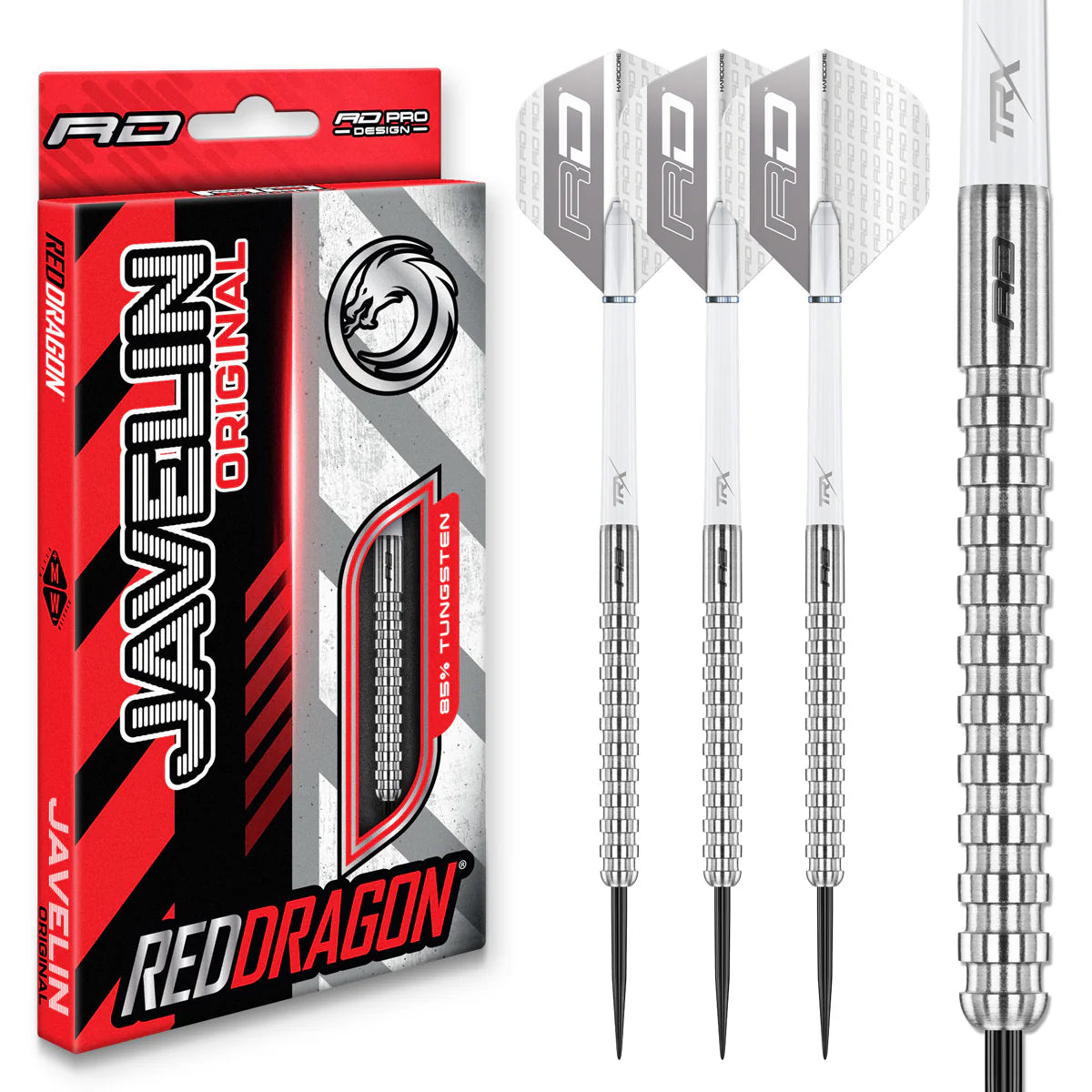 JAVELIN 85% TUNGSTEN STEEL TIP DARTS BY RED DRAGON