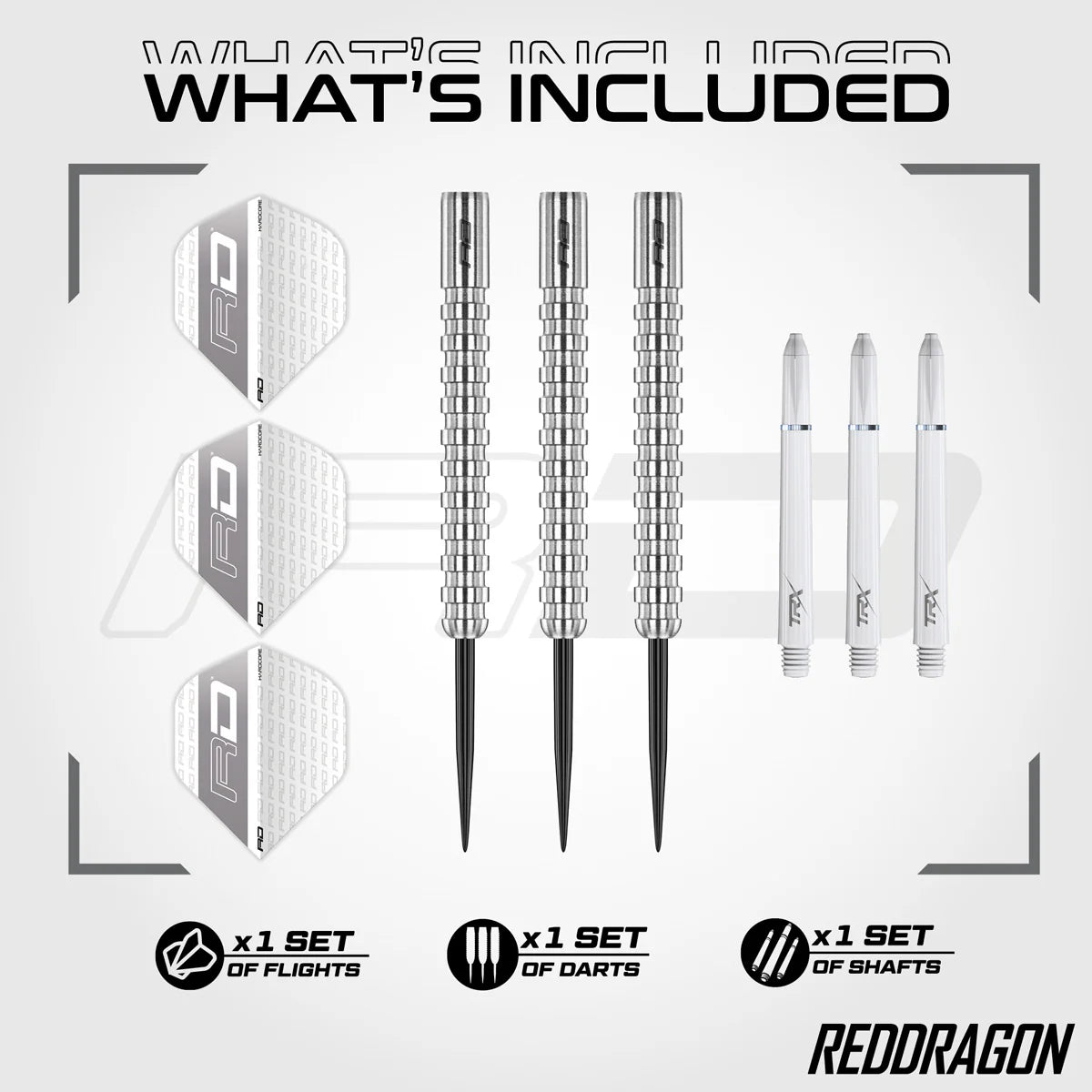 JAVELIN 85% TUNGSTEN STEEL TIP DARTS BY RED DRAGON