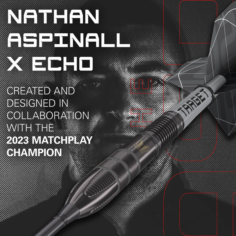 TARGET NATHAN ASPINALL DARTS
STEEL TIP - 90% TUNGSTEN - ECHO