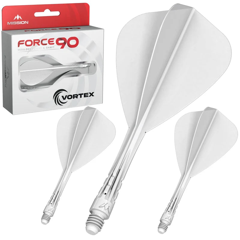 MISSION FORCE 90 VORTEX
MOULDED FLIGHT & SHAFT - KITE