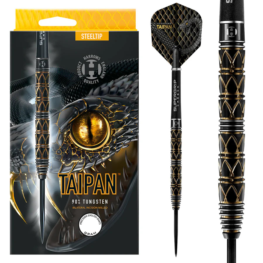 Harrows Taipan 90% Tungsten Steel Tip Darts