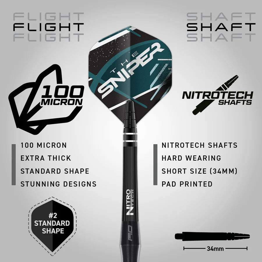 Red Dragon Connor Scutt 90% Tungsten Steel Tip Darts
